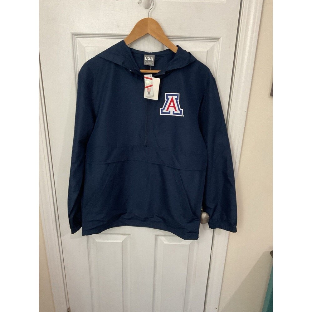 Arizona Wildcats NCAA Men Windbreaker Jacket Blue Small NWT